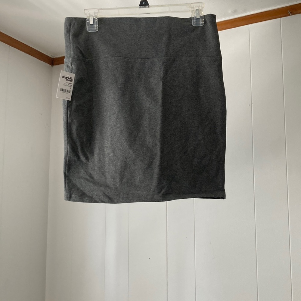 NWT Large Grey Slip on Charlotte Russe Shirt